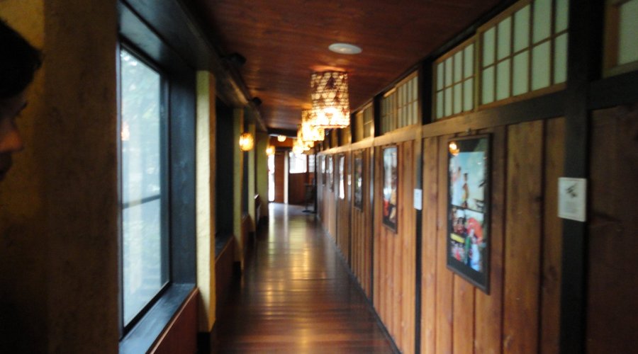 The hallway to the hotspring