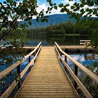 Ross lake's new dock