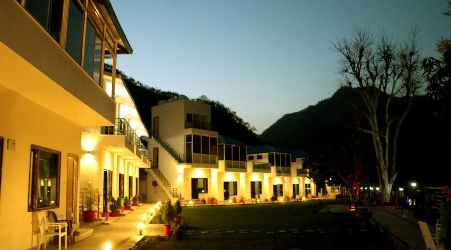 Resort at night...