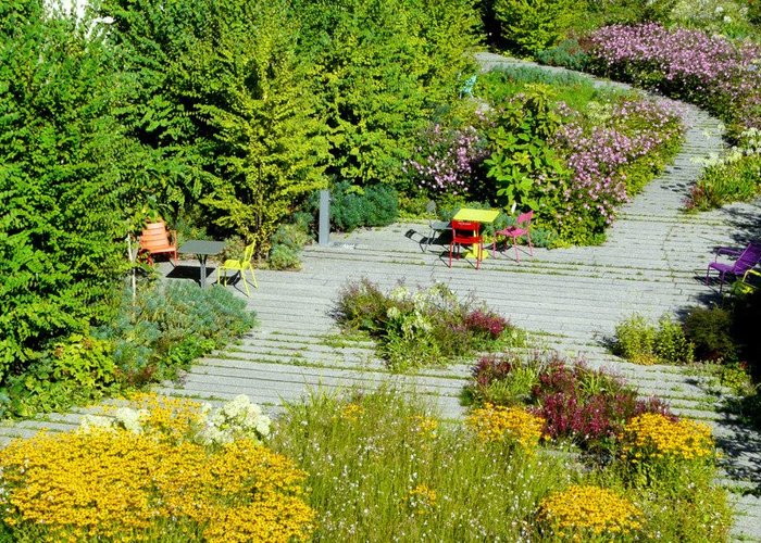 Le jardin.