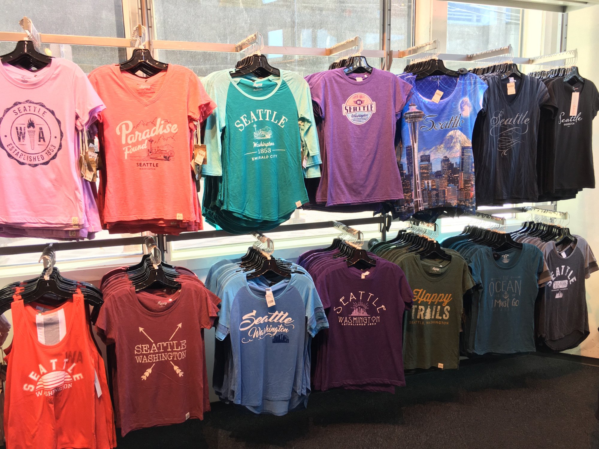 Seattle tee outlet shirts