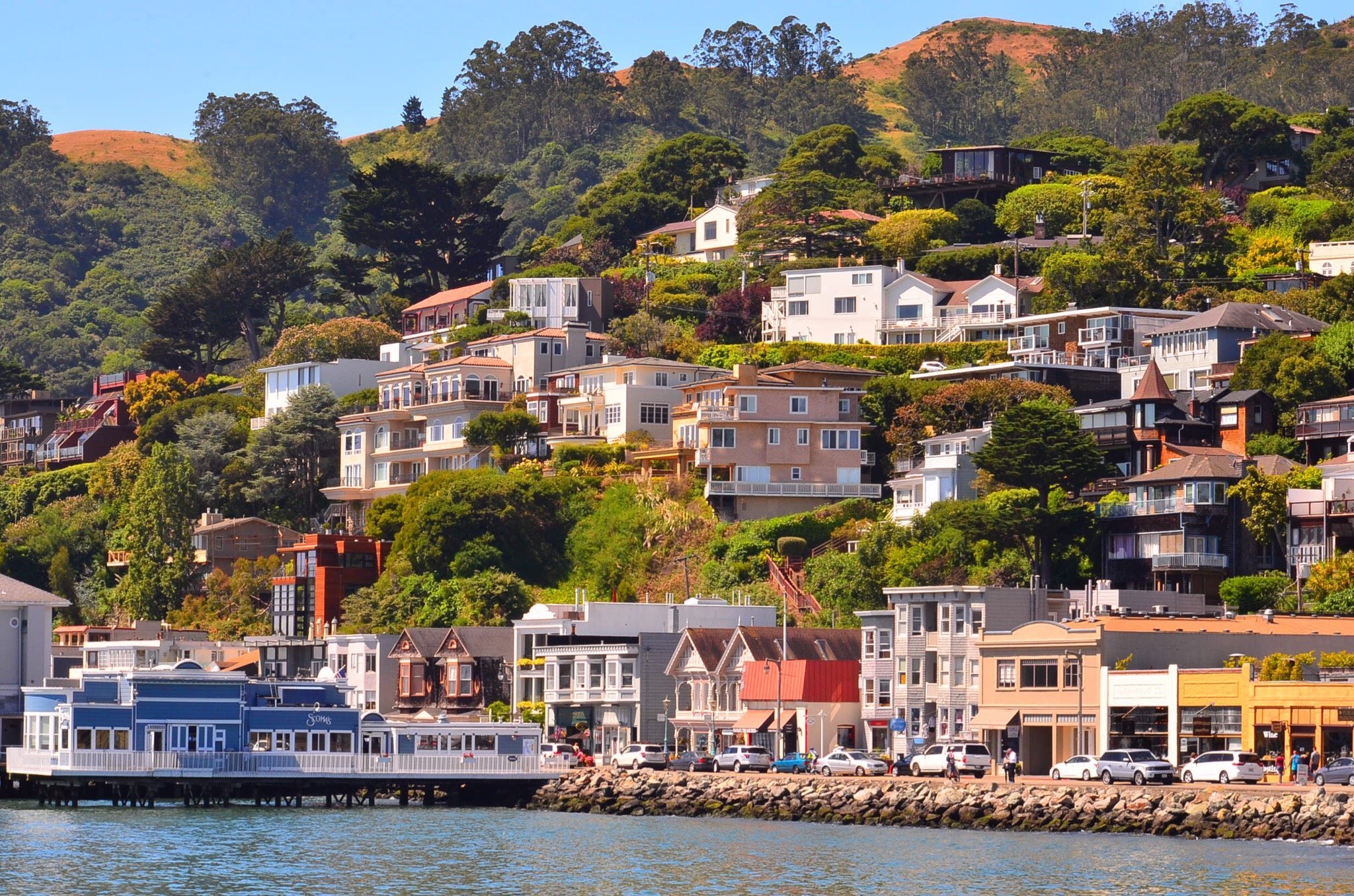 Sausalito, a charming waterfront town in San Francisco, showcasing picturesque views. [Photo by @DogLover51 via TripAdvisor]