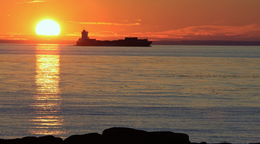 coucher de soleil