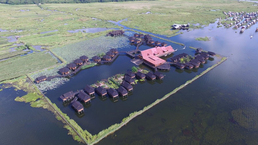Arial View of Hotel