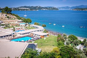 Kassandra Bay Resort & Spa in Skiathos, image may contain: Waterfront, Water, Sea, Outdoors