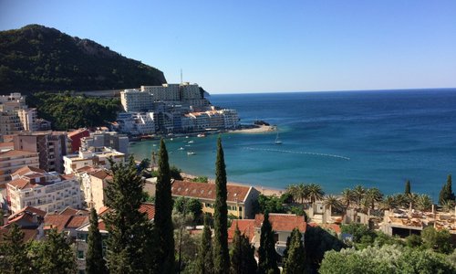 This is the view from the queen of Montenegro