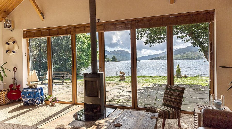 No matter what the weather, the view from our lochside lounge is stunning