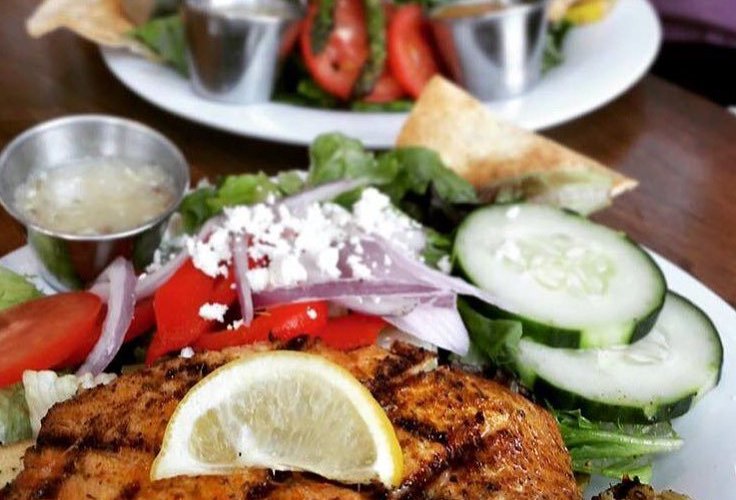 Mediterranean Salmon & Cucumber Salad