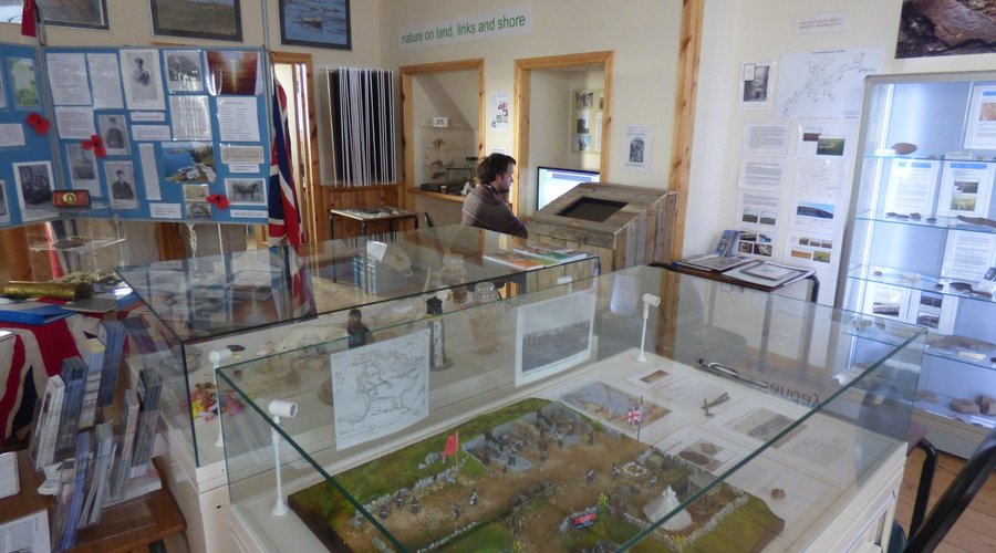 Inside Sanday Heritage Centre