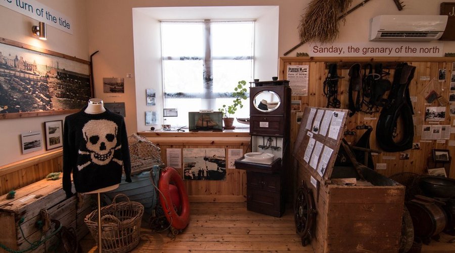 Inside Sanday Heritage Centre