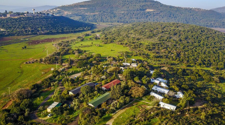 Kibbutz Inbar Country Lodging from above