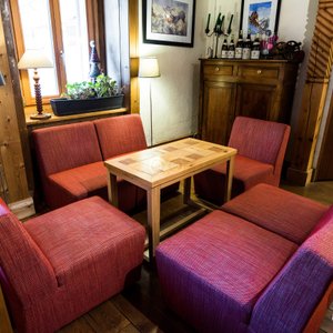 Lounge at the Hotel de La Couronne