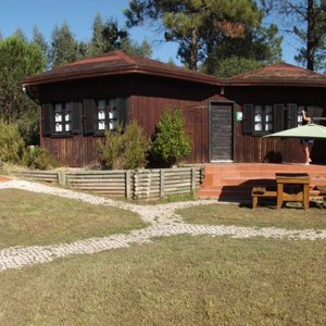 área de acesso aos bungalows