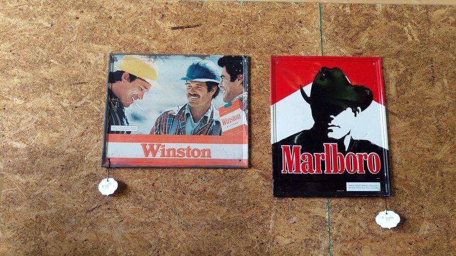 Lots of vintage signs