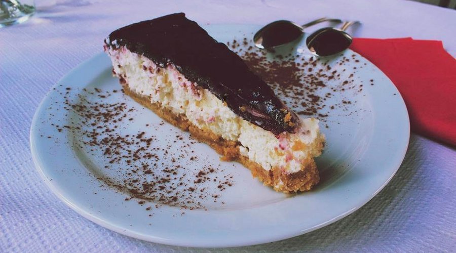 Tarta de queso O Sole Mio Mesa y López