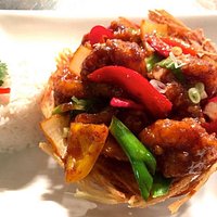 Thai Bay Nutty Chicken.