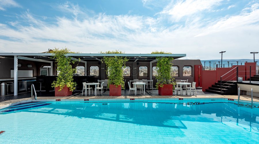 Pool Bar Restaurant at the Novotel Athenes