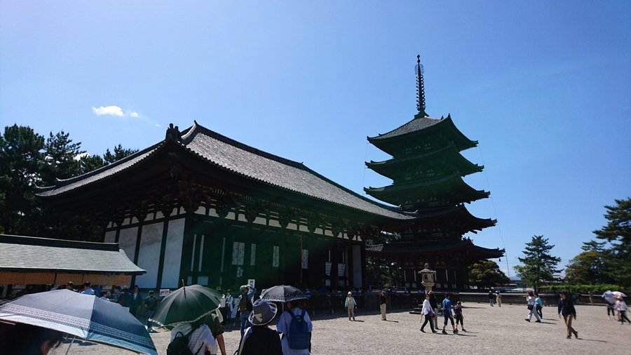 興福寺東金堂、五重塔