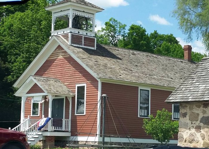 Nueske's maintains an old school house on their grounds.