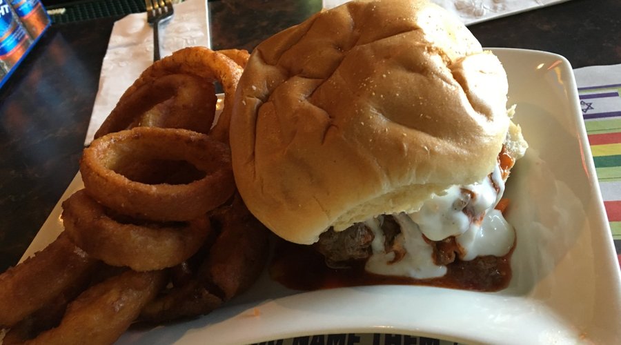 Blue burger