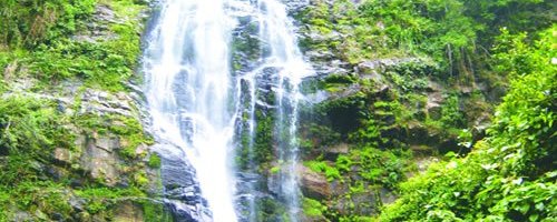 a good view at Kem waterfall