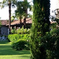 Uno scorcio della villa.