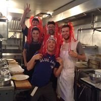 Our fun loving cooks enjoying Canada Day