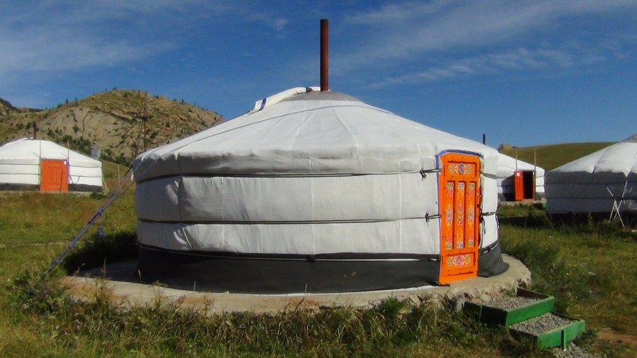 Traditional ger/yurt tent