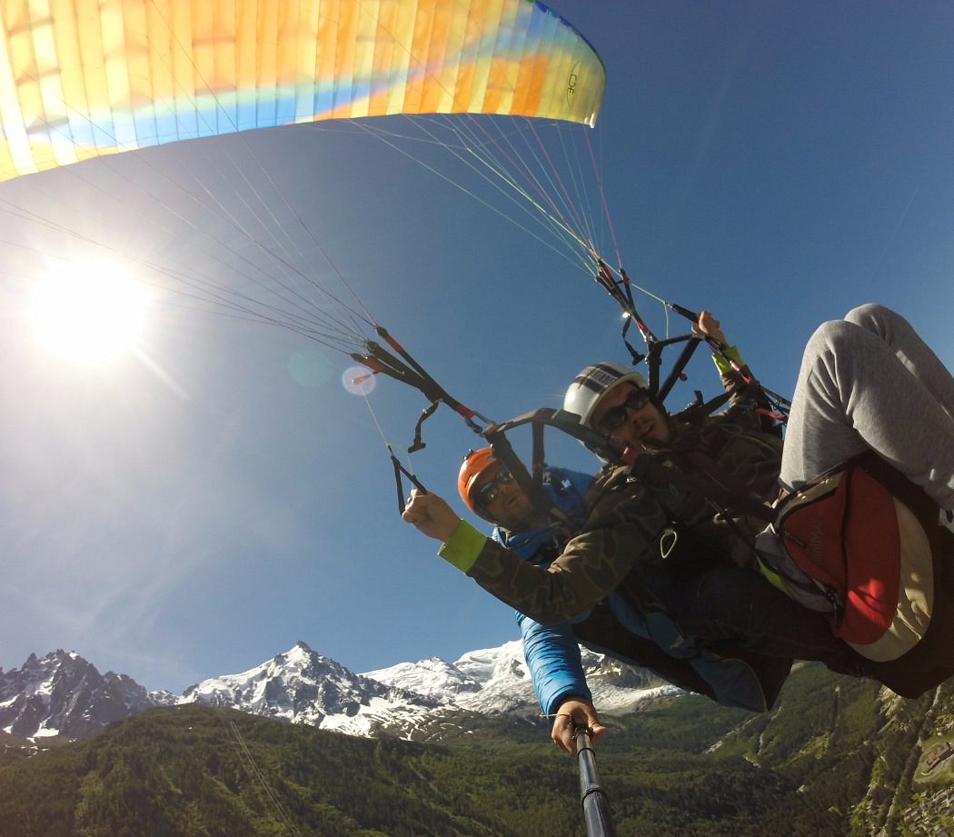 Paragliding Chamonix France.