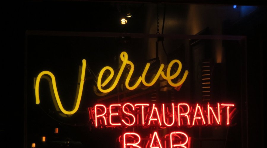 Lighted Sign outside