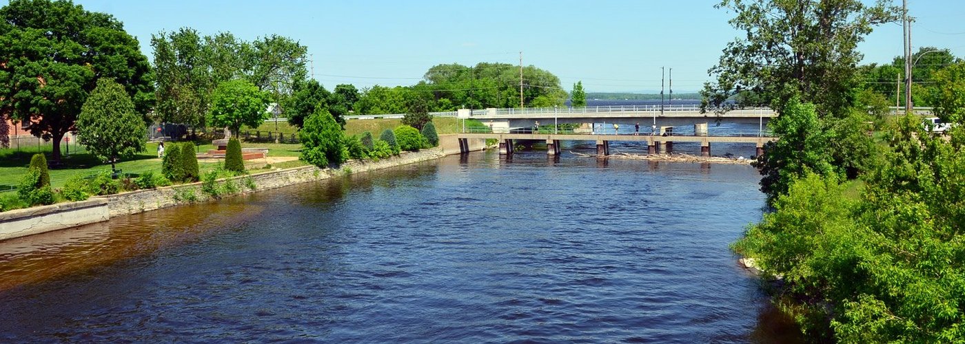 River near City Hall
