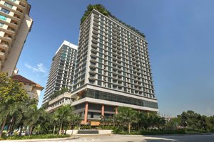 Acappella Suite Hotel & Residences in Shah Alam, image may contain: Condo, City, Urban, High Rise