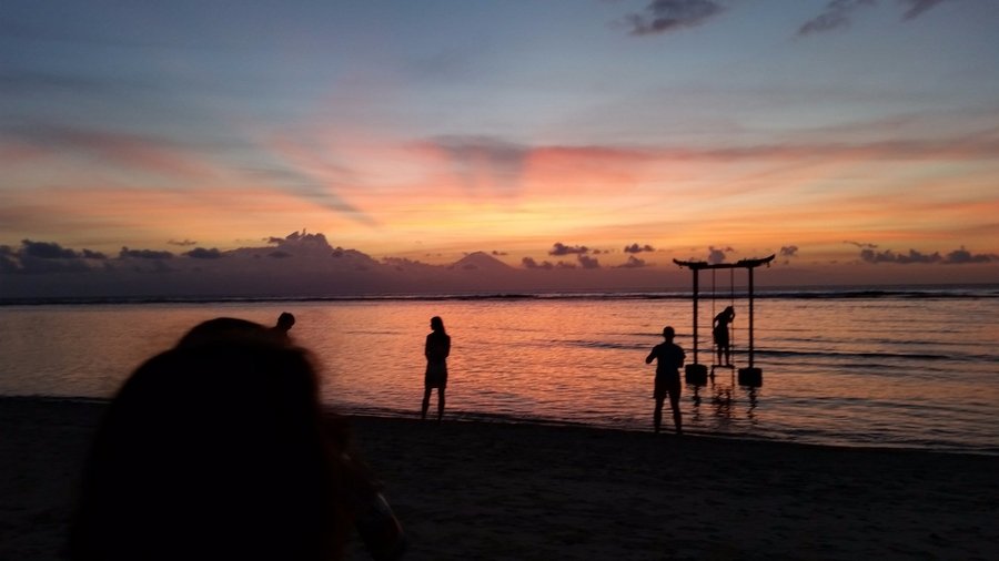 sunset time