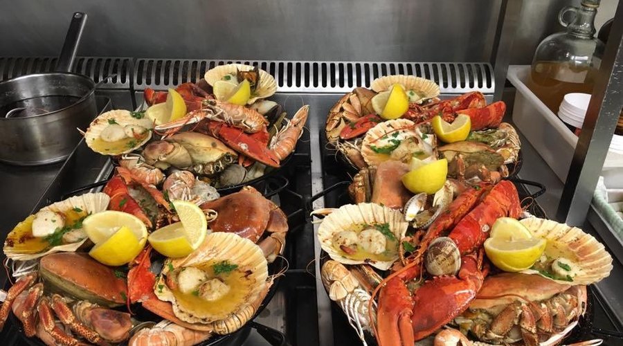 Shellfish platters - when one just won't do.