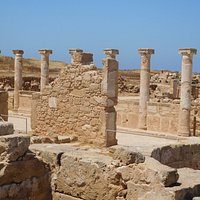 Columns in the Villa of Theseus