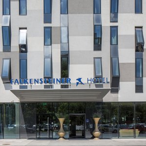 Falkensteiner Hotel Belgrade in Belgrade, image may contain: Home Decor, Corner, Cushion, Furniture