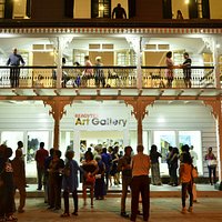 Opening night reception at Readytex Art Gallery