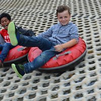 Snow tubing party