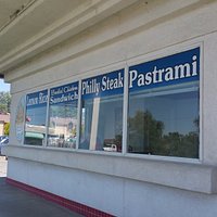 Front of the the restaurant faces West and is along the Hwy through town