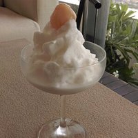 The Frozen lychee shake we had!