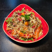Salat mit Huhn