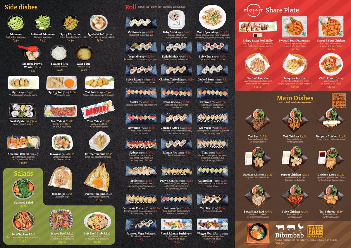 MOIM JAPANESE KITCHEN, Kirrawee - Menu, Prices & Restaurant Reviews ...