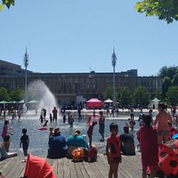 During the day filled with water and fun