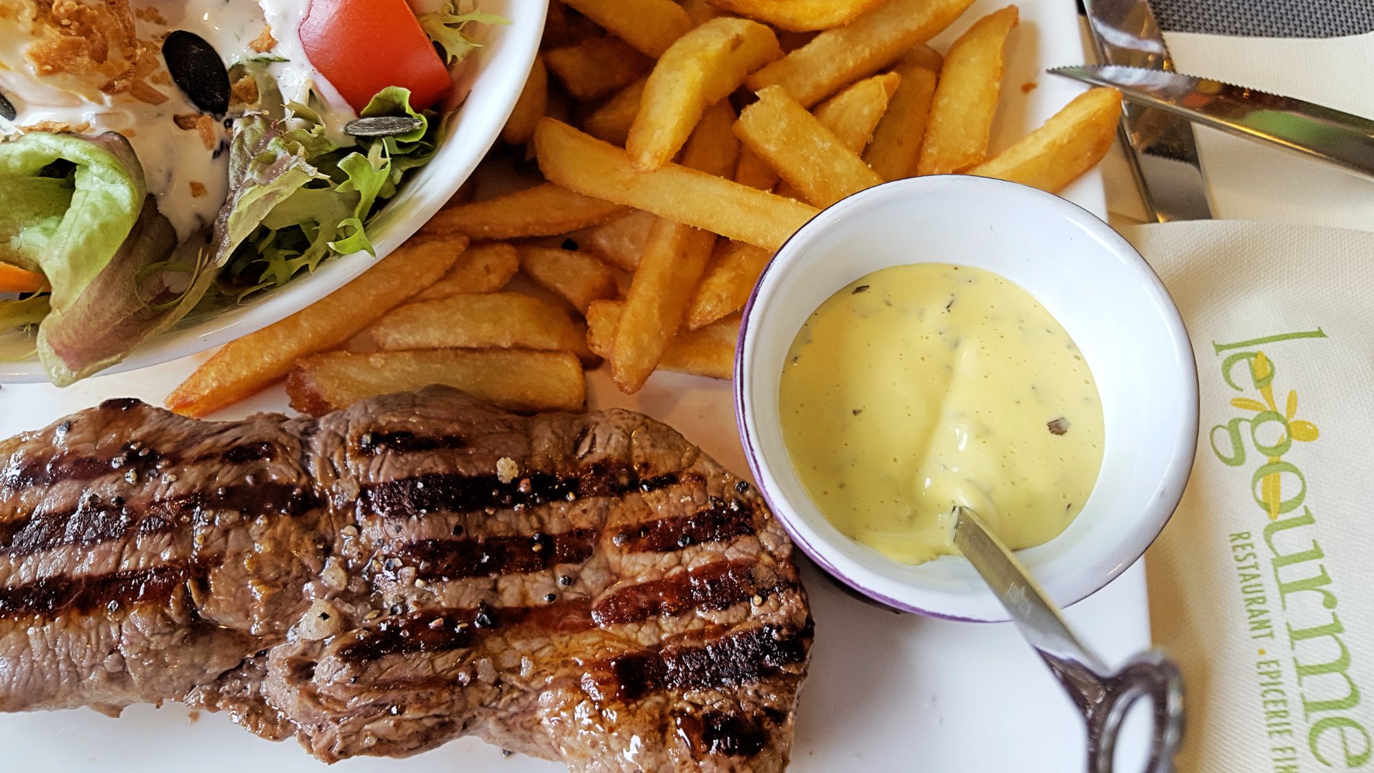 LE GOURMET Junglinster Restaurant Avis Num Ro De T L Phone Photos   Faux Filet Sauce Bearnaise 