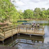 Go fishing at the dock at the preserve!