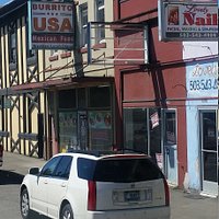 Burrito Express (sign says Burrito USA)