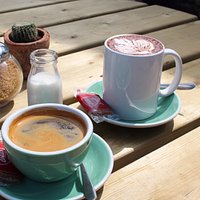 Americano & hot chocolate. Simple but perfect