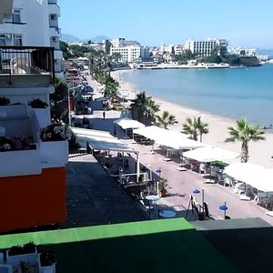 Odanın balkon manzarası