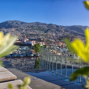 The Vine Hotel in Madeira, image may contain: Waterfront, City, Scenery, Cityscape
