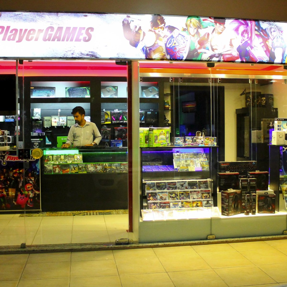 Player Games fica localizada na Av. Rio Madeira - 148 no